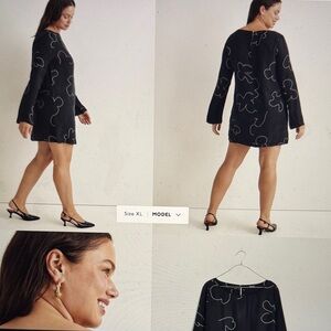 Madewell Satin Shift Mini Dress